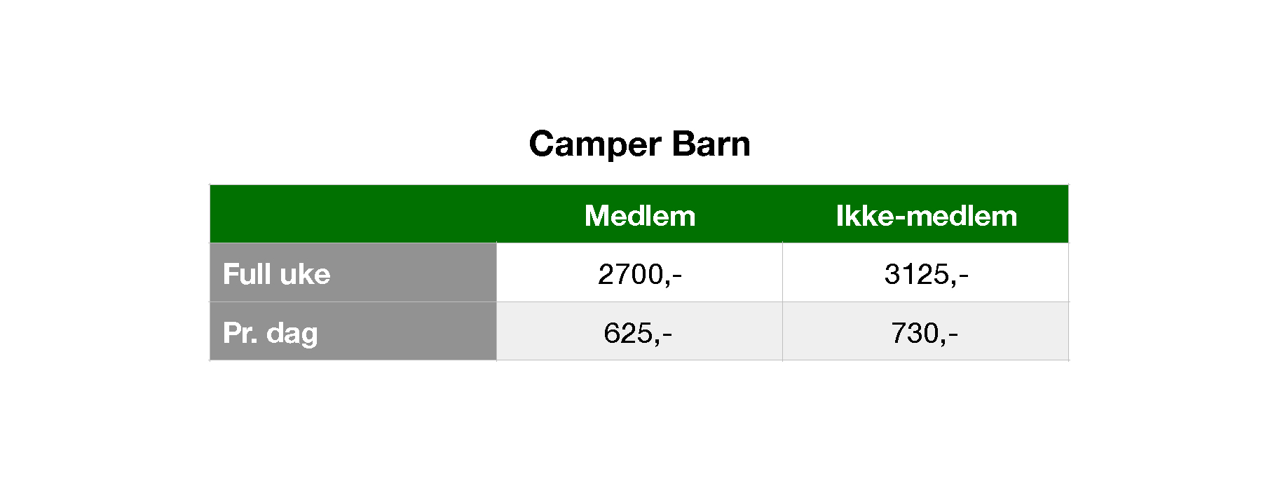CAMP FOR BARN