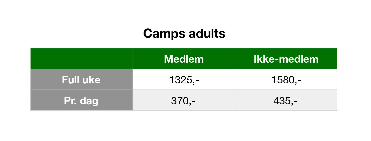 CAMP FOR VOKSNE